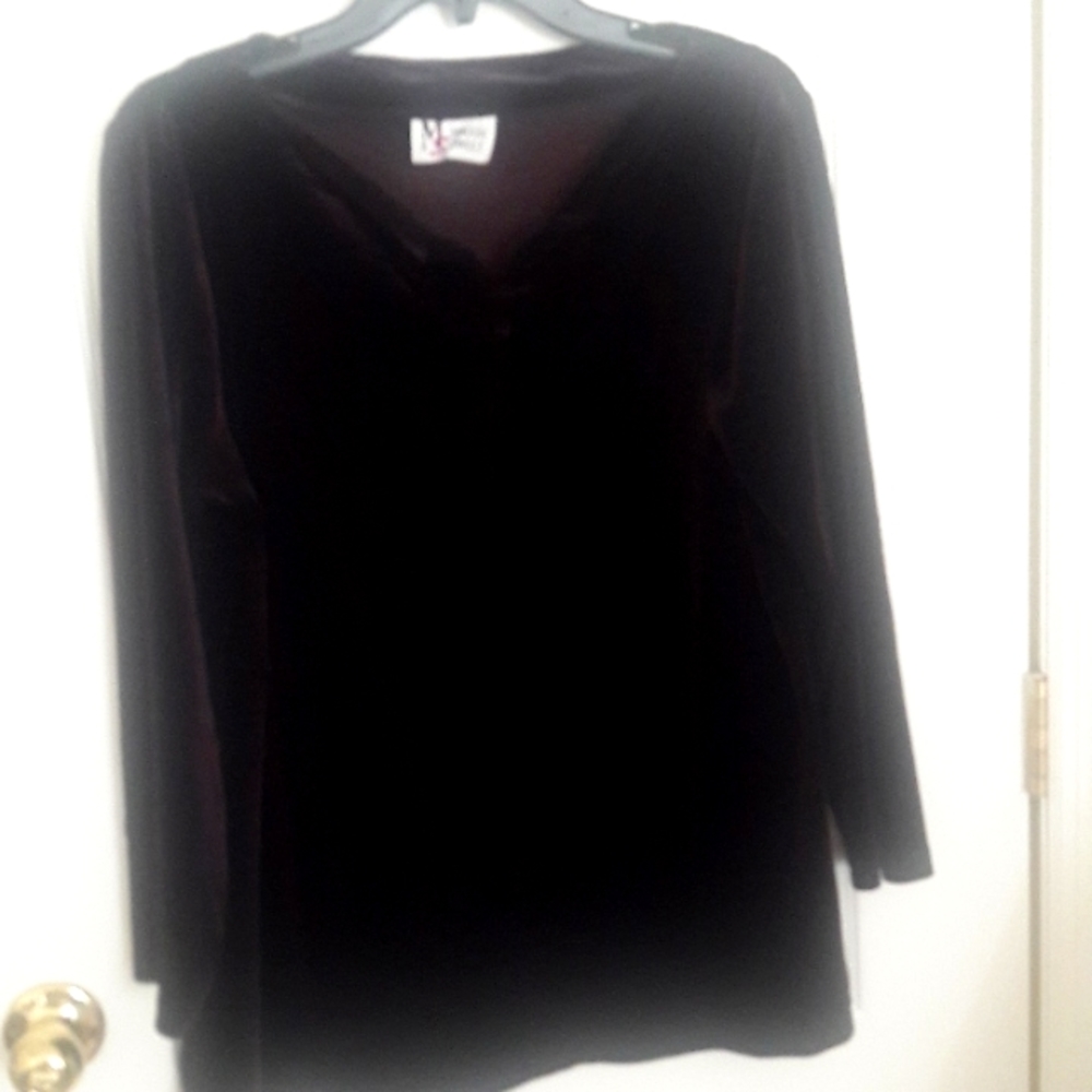 New **Maggie Sweet velour sweater brown PM